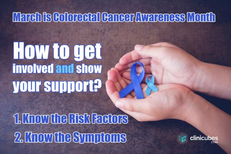March is Colorectal Cancer Awareness Month. Know the symptoms and risk factors !