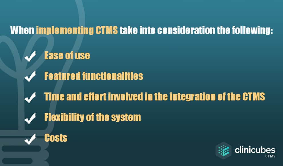 CTMS integration: what to do